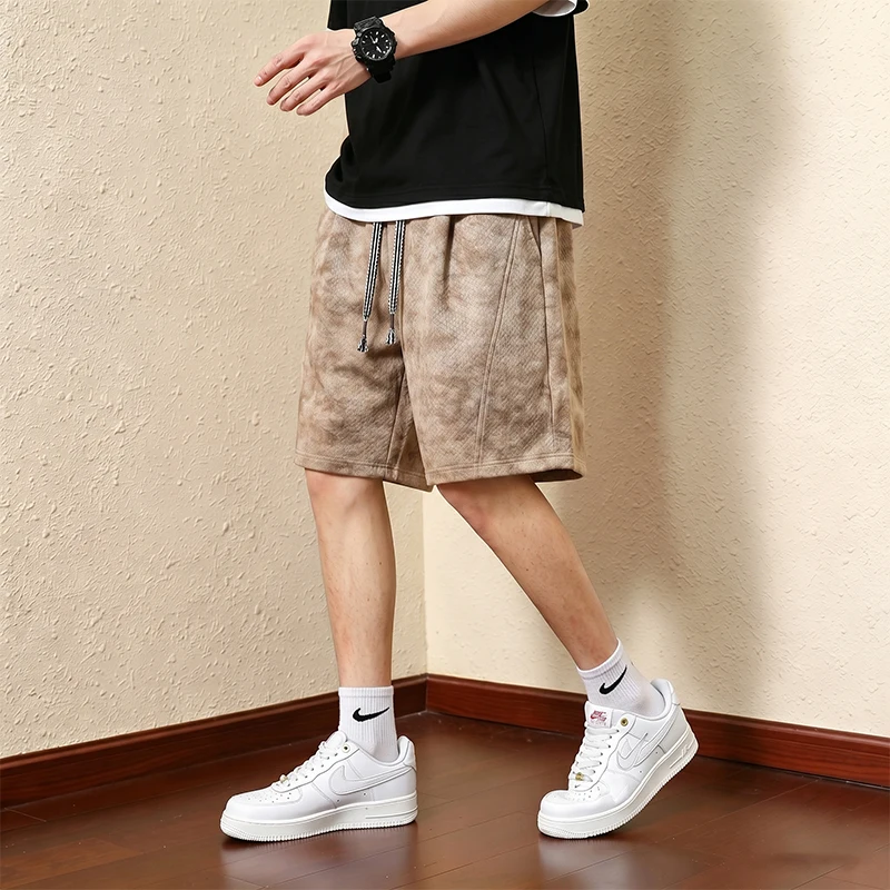 Men's Summer Casual Shorts Elastic Waist Thin Breathable Drawstring 5-Point Pants 2026 New Fashion Loose Beach Shorts for Men
Men's Summer Casual Shorts Elastic Waist Thin Breathable Drawstring 5-Point Pants 2026 New Fashion Loose Beach Shorts for Men