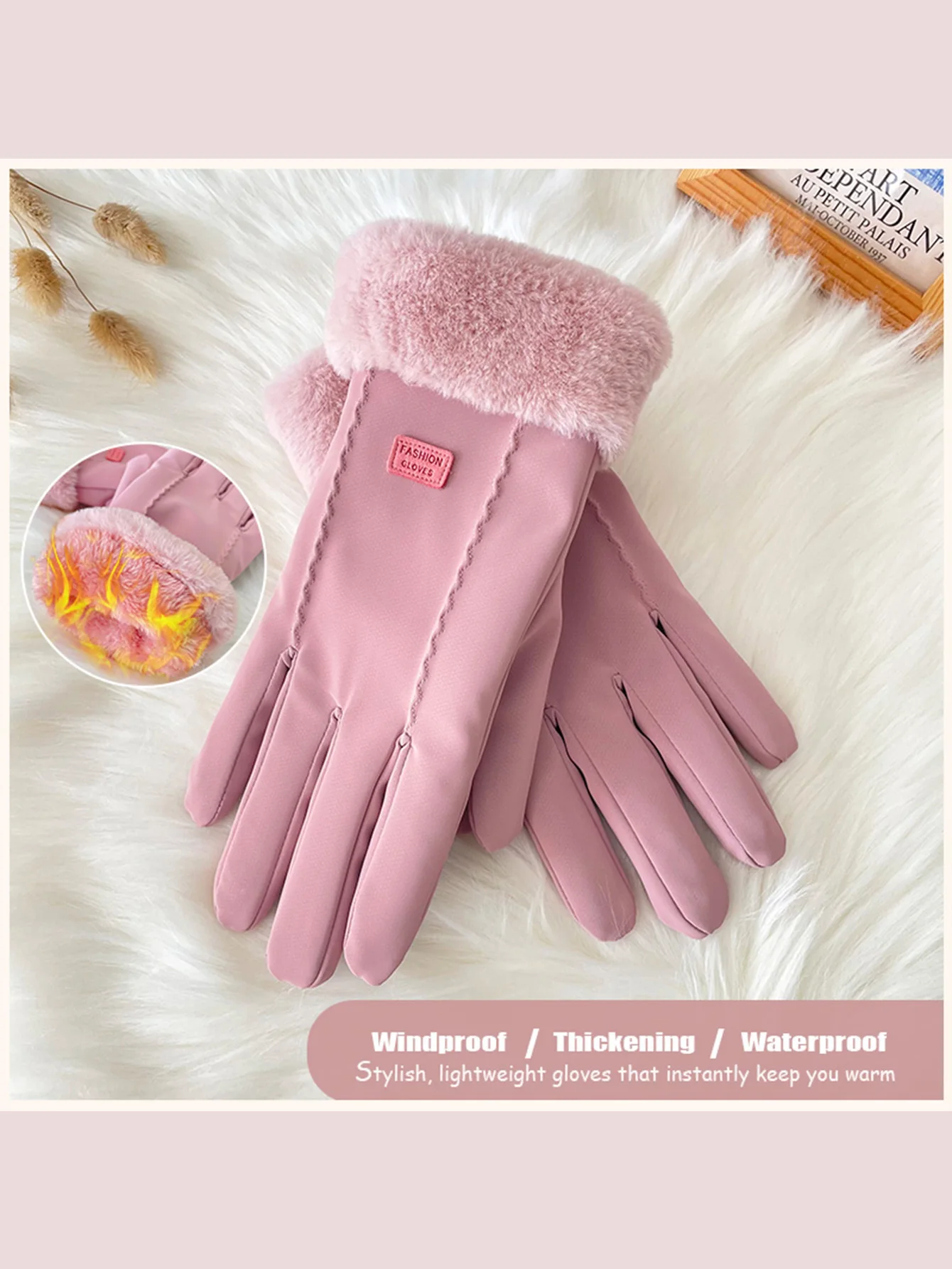 Women Winter Gloves Outdoor Warm PU Leather Waterproof Glove Touch Screen Driving Ski Gloves Windproof Gloves
Women Winter Gloves Outdoor Warm PU Leather Waterproof Glove Touch Screen Driving Ski Gloves Windproof Gloves