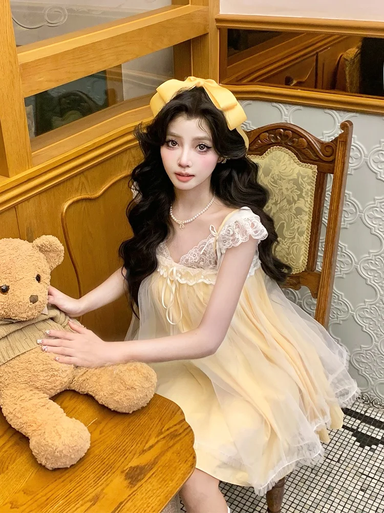 Нежное летнее платье-сарафан Sweet Princ Doll с пышной юбкой и высокой талией, А-силуэт, подарок на день рождения для женщин
Нежное летнее платье-сарафан Sweet Princ Doll с пышной юбкой и высокой талией, А-силуэт, подарок на день рождения для женщин