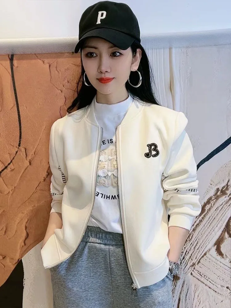 Chic Short Zipper Design round Neck Jacket Women's Spring 2026 New Lazy Style Fashionable Coat Breathable Long Sleeve Outerwear
Chic Short Zipper Design round Neck Jacket Women's Spring 2026 New Lazy Style Fashionable Coat Breathable Long Sleeve Outerwear