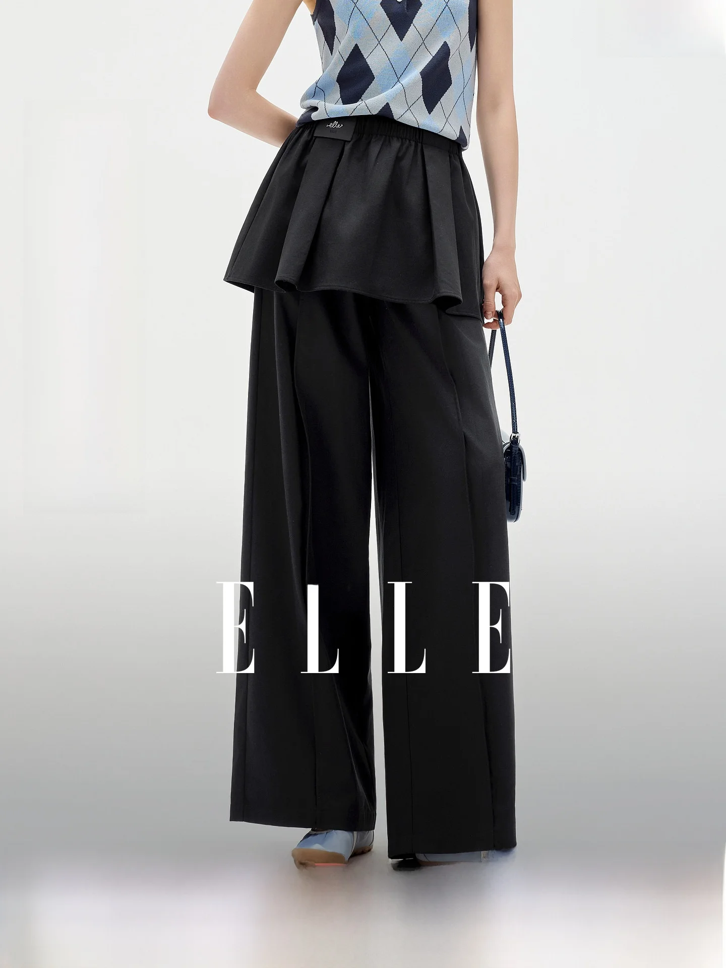 ELLE Women's Casual Wide Leg Pants Summer New Style Elegant Design Commute Friendly Natural Waist Elastic Waistband
ELLE Women's Casual Wide Leg Pants Summer New Style Elegant Design Commute Friendly Natural Waist Elastic Waistband