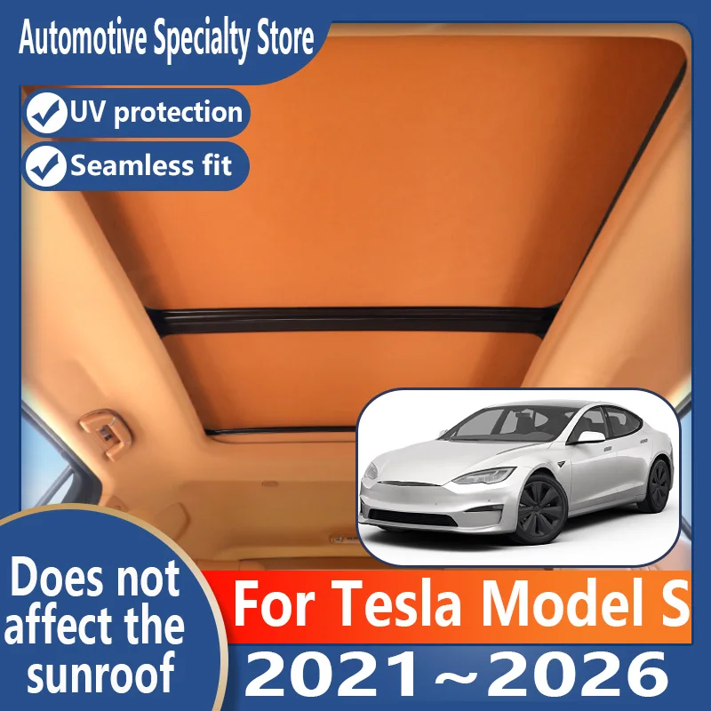For Tesla Model S 2021~2026 25 Car Panoramic Sunroof Insulation Roof Visor Electrostatic Adsorption Suede Fabric Sun Protection
For Tesla Model S 2021~2026 25 Car Panoramic Sunroof Insulation Roof Visor Electrostatic Adsorption Suede Fabric Sun Protection