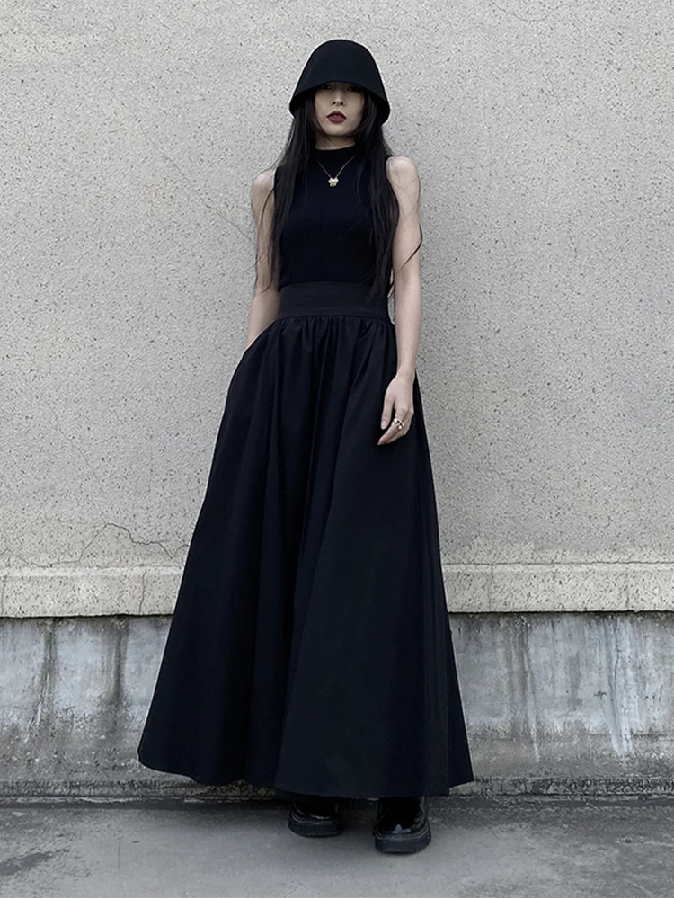 Hebe Sle Loose High Waist A-Line Midi Skirt Flowy Casual Fairy f Body Skirt Ele Simple Color Commute Summer 2023
Hebe Sle Loose High Waist A-Line Midi Skirt Flowy Casual Fairy f Body Skirt Ele Simple Color Commute Summer 2023