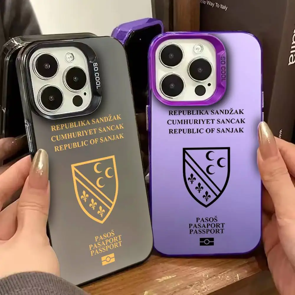 Sandzak Passport Phone Case For iPhone 16,15,14,13,12,11,Pro,XS,Max,Plus,Mini,SE Colorful Candy Matte Shockproof Cover
Sandzak Passport Phone Case For iPhone 16,15,14,13,12,11,Pro,XS,Max,Plus,Mini,SE Colorful Candy Matte Shockproof Cover