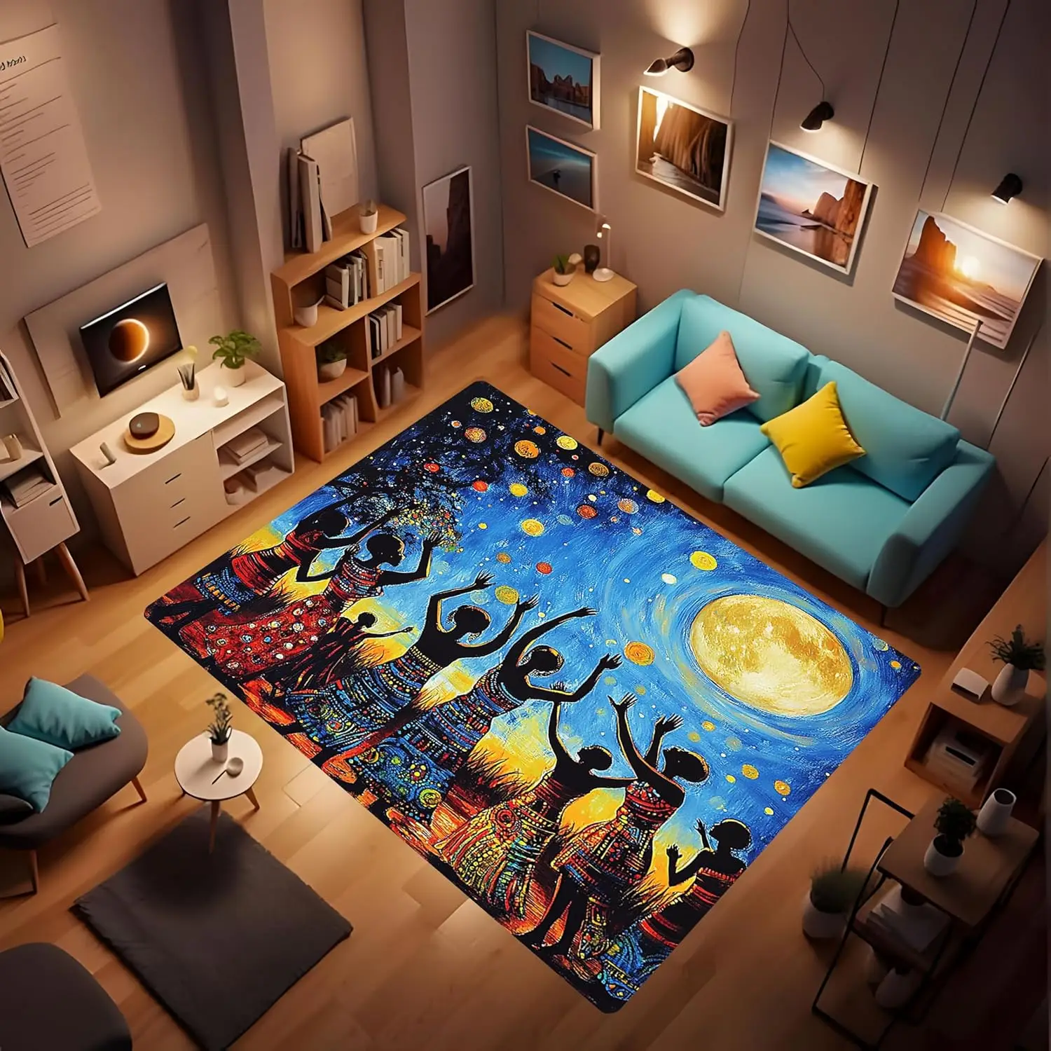 A Group of Elegant African American Women in Long Dresses Oil Painting Abstract Carpet, Charming Artwork, Indoor Non-Slip Carpet
A Group of Elegant African American Women in Long Dresses Oil Painting Abstract Carpet, Charming Artwork, Indoor Non-Slip Carpet