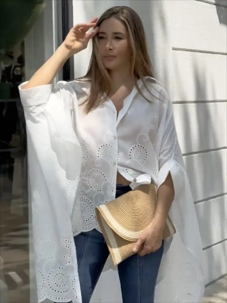 Missuoo Women's Cotton T-shirt Lapel Collar Half Sleeves Loose Blouses Spring Summer Female Daily Casual Going Out Shirt Tops
Missuoo Women's Cotton T-shirt Lapel Collar Half Sleeves Loose Blouses Spring Summer Female Daily Casual Going Out Shirt Tops