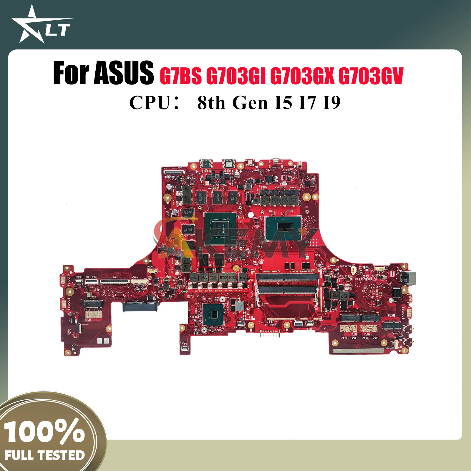 G703Gi Материнская плата для ноутбука ASUS ROG G703G G703GMR G703GI G703GM G703GX G7BS G703GV Материнская плата с процессором I5 I7 I9 100% тест в порядке
G703Gi Материнская плата для ноутбука ASUS ROG G703G G703GMR G703GI G703GM G703GX G7BS G703GV Материнская плата с процессором I5 I7 I9 100% тест в порядке