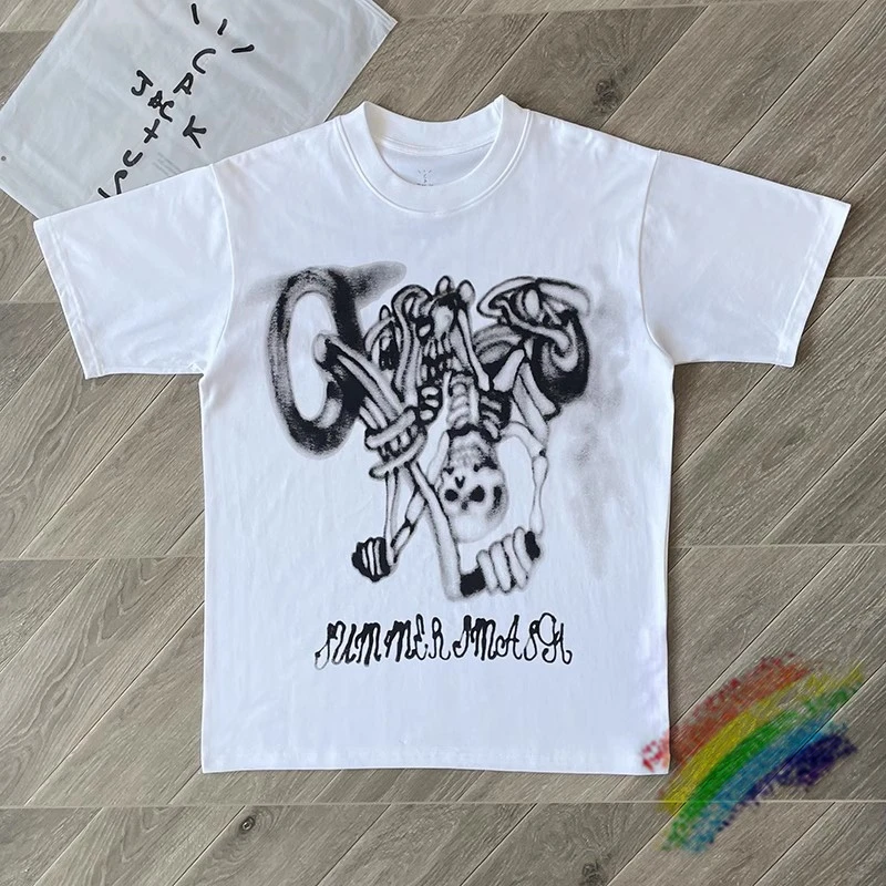 Vintage White Skull Print Cactus Jack T-Shirt Men Women T Shirt Casual Tee Tops
Vintage White Skull Print Cactus Jack T-Shirt Men Women T Shirt Casual Tee Tops
