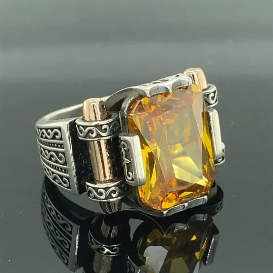 Sterling Silver Ring , Yellow Citrine Stone Ring , Turkish Handmade Ring , Raw Gemstone Ring , 925k Sterling Silver Ring
Sterling Silver Ring , Yellow Citrine Stone Ring , Turkish Handmade Ring , Raw Gemstone Ring , 925k Sterling Silver Ring
