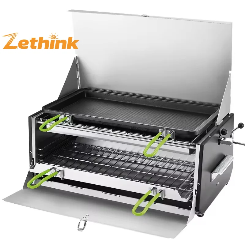 Portable stainless steel outdoor folding gas stove for camping hiking picnics-manual BBQ oven removable and butane fuel
Portable stainless steel outdoor folding gas stove for camping hiking picnics-manual BBQ oven removable and butane fuel