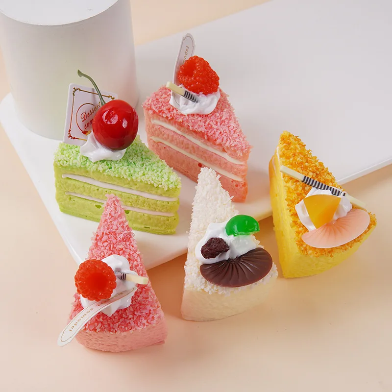 Fake Cream Cake Tringle Cupcake PU Artificial Mousse Cake Dessert Kitchen Scene Simulation Cake Store Window Decorations Crafts
Fake Cream Cake Tringle Cupcake PU Artificial Mousse Cake Dessert Kitchen Scene Simulation Cake Store Window Decorations Crafts