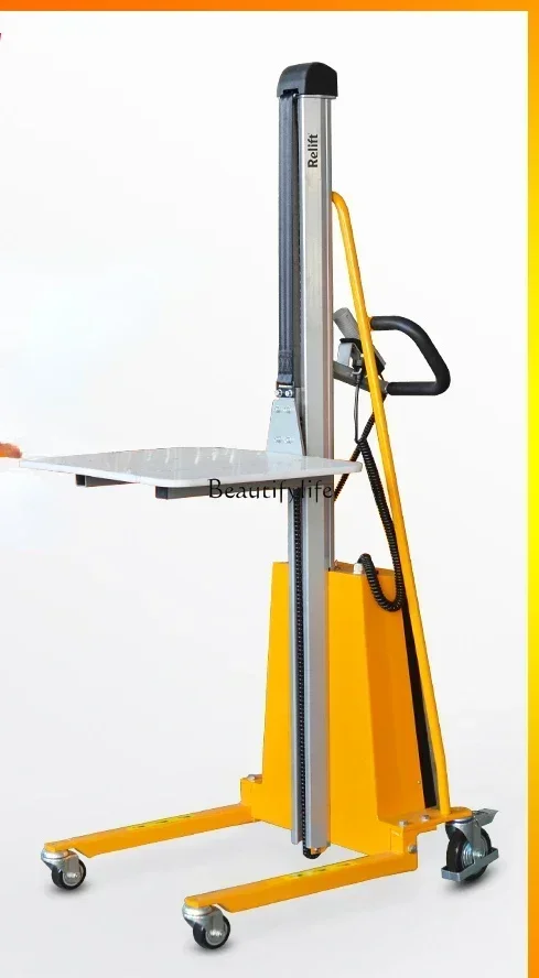 lLight electric stacker aluminum alloy single column lifting truck loading and unloading portable
lLight electric stacker aluminum alloy single column lifting truck loading and unloading portable