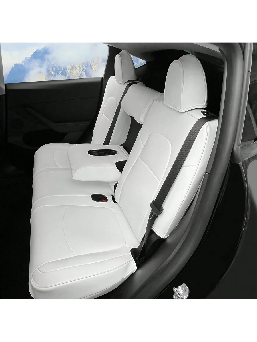 4PCS White Car Seat Covers For Model Y 2020-2024 5 Seats Waterproof Easy Clean Interior Accessories
4PCS White Car Seat Covers For Model Y 2020-2024 5 Seats Waterproof Easy Clean Interior Accessories