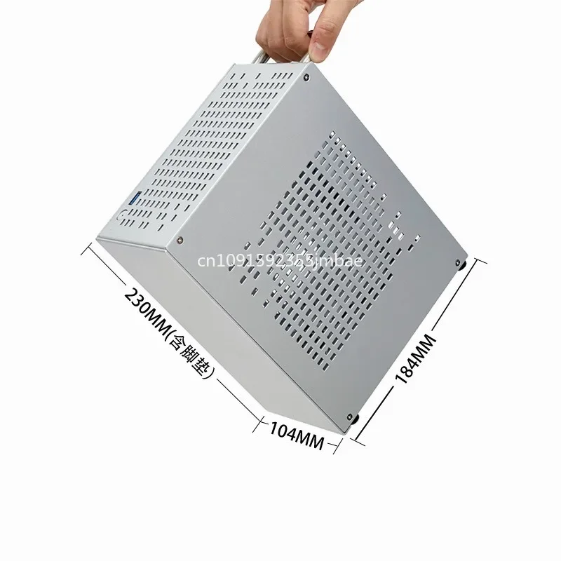 A07 Desktop MINI ITX Game Independent Graphics Card All-aluminum Chassis Supports Small 1U Power Supply In Stock
A07 Desktop MINI ITX Game Independent Graphics Card All-aluminum Chassis Supports Small 1U Power Supply In Stock
