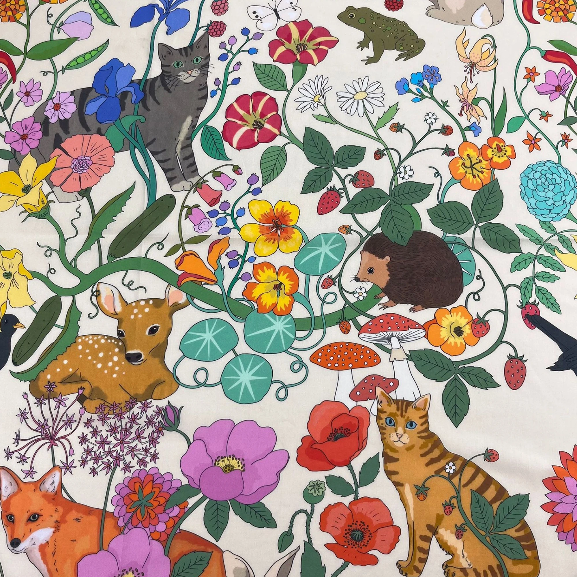 Cotton Fabric, Poplin Printing Jungle Wildlife Style for Dresses shirt DIY Sewing Designer Cloth(by Meter)
Cotton Fabric, Poplin Printing Jungle Wildlife Style for Dresses shirt DIY Sewing Designer Cloth(by Meter)