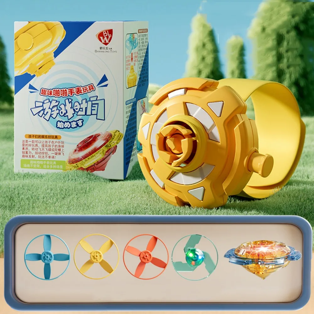 Classic Toys Bracelet Gyroscope Toy Watch Gyro Dragonfly Spinning Top Toy Rotating Burst Sparks Kids Gyro Gyro Accessories
Classic Toys Bracelet Gyroscope Toy Watch Gyro Dragonfly Spinning Top Toy Rotating Burst Sparks Kids Gyro Gyro Accessories
