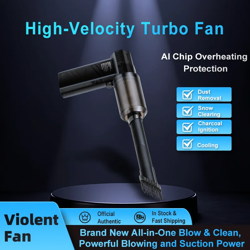 X6 Brushless Turbo Jet Fan Blower 130000RPM Powerful Electric Air Blower Vacuum Cleaner Portable Dust Collector High-Power Fan
X6 Brushless Turbo Jet Fan Blower 130000RPM Powerful Electric Air Blower Vacuum Cleaner Portable Dust Collector High-Power Fan
