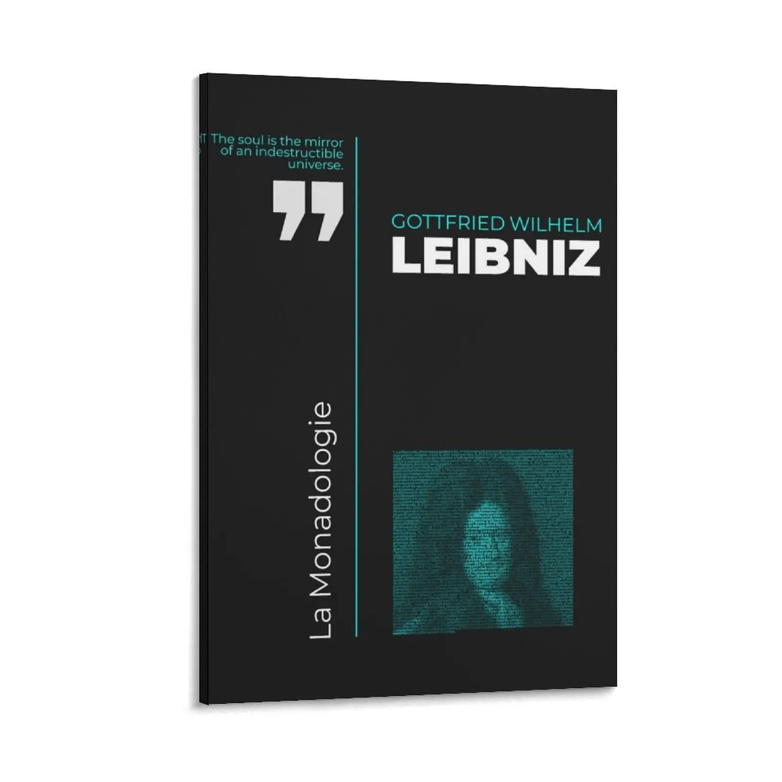 Gottfried Wilhelm Leibniz Text Portrait & Quote from The Monadology Canvas Painting Decorative painting for bedroom decor
Gottfried Wilhelm Leibniz Text Portrait & Quote from The Monadology Canvas Painting Decorative painting for bedroom decor