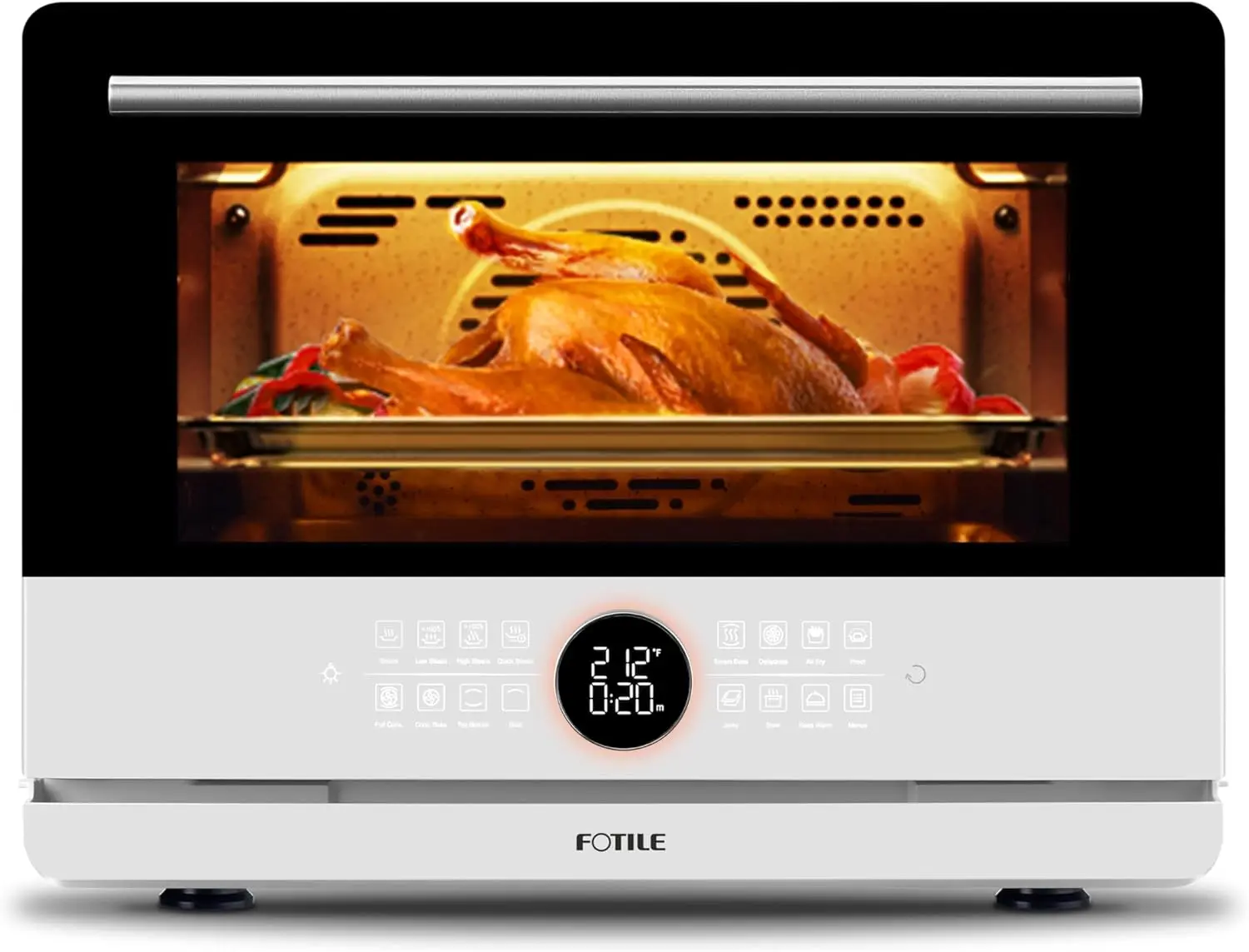 HYZK32-E3 ChefCubii 1.1 cu. ft. 4-in-1 Steam-Combi Oven with Steam-Bake, Air Fry, Convection, Dehydrator Functions, and 50 Prese
HYZK32-E3 ChefCubii 1.1 cu. ft. 4-in-1 Steam-Combi Oven with Steam-Bake, Air Fry, Convection, Dehydrator Functions, and 50 Prese