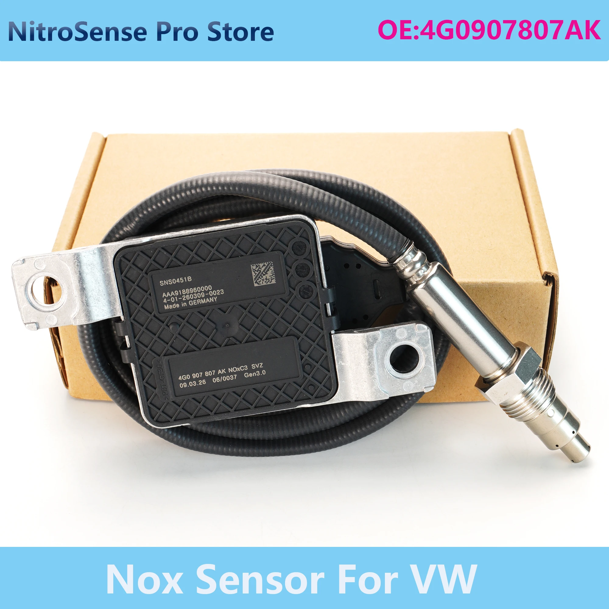 New Arrival 4G0907807AK Nitrogen Oxide Sensor Perfect Fit For Audi A6 C7 A7 4G Q7 4M
New Arrival 4G0907807AK Nitrogen Oxide Sensor Perfect Fit For Audi A6 C7 A7 4G Q7 4M