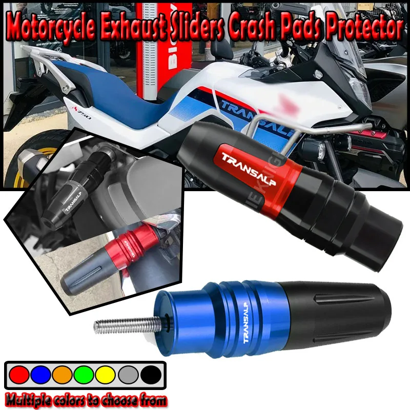 For TRANSALP XL750 TRANSALP XL 750 2023 Motorcycles CNC Exhaust Sliders Crash Pad Protector Falling Protection Parts
For TRANSALP XL750 TRANSALP XL 750 2023 Motorcycles CNC Exhaust Sliders Crash Pad Protector Falling Protection Parts