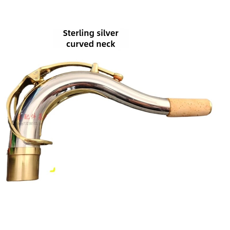 Sterling silver tenor curved neck, saxophone curved neck, neck tube, mouth tube, the sound is round, warm and delicate
Sterling silver tenor curved neck, saxophone curved neck, neck tube, mouth tube, the sound is round, warm and delicate