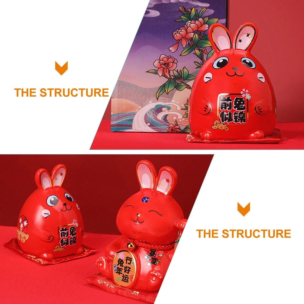 Rabbit Shape Ceramic Piggy Bank Durable Bunny Coin Jar Kids Saving Pot Decorative Money Storage Box for Bedroom Study Living
Rabbit Shape Ceramic Piggy Bank Durable Bunny Coin Jar Kids Saving Pot Decorative Money Storage Box for Bedroom Study Living
