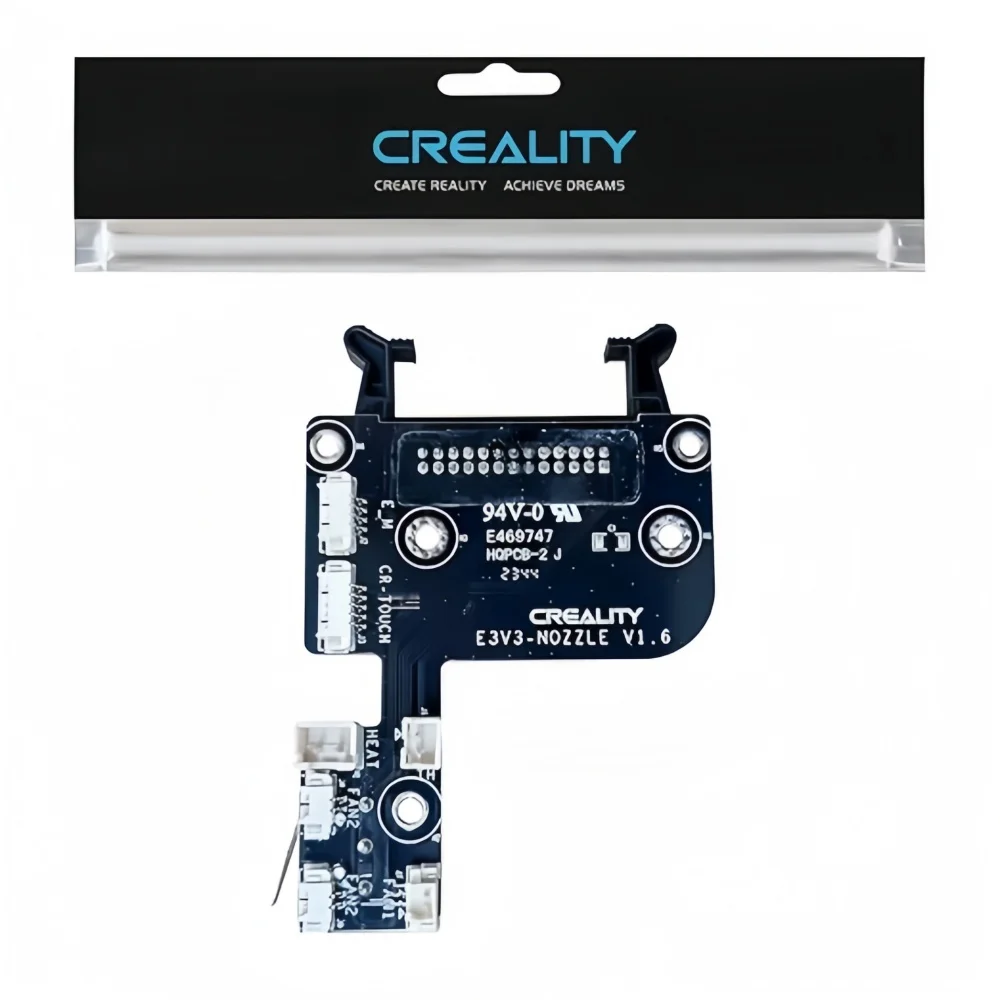 Official Creality Ender 3 V3 KE Hotend Adapter Plate, Original E3V3-Nozzle V1.6 PCBA Breakout Board, Replacement Nozzle Adapter
Official Creality Ender 3 V3 KE Hotend Adapter Plate, Original E3V3-Nozzle V1.6 PCBA Breakout Board, Replacement Nozzle Adapter