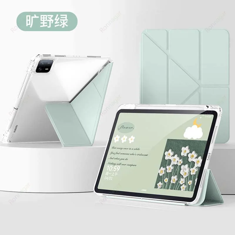 Чехол Y-fold для Xiaomi Pad 7 Pro/Pad 7 11.2 дюйма 2024, Redmi SE 11/8.7/12.1 дюйма, Pad 6/6 Pro 11'', Mi Pad 5/5 Pro с прозрачной задней панелью
Чехол Y-fold для Xiaomi Pad 7 Pro/Pad 7 11.2 дюйма 2024, Redmi SE 11/8.7/12.1 дюйма, Pad 6/6 Pro 11'', Mi Pad 5/5 Pro с прозрачной задней панелью