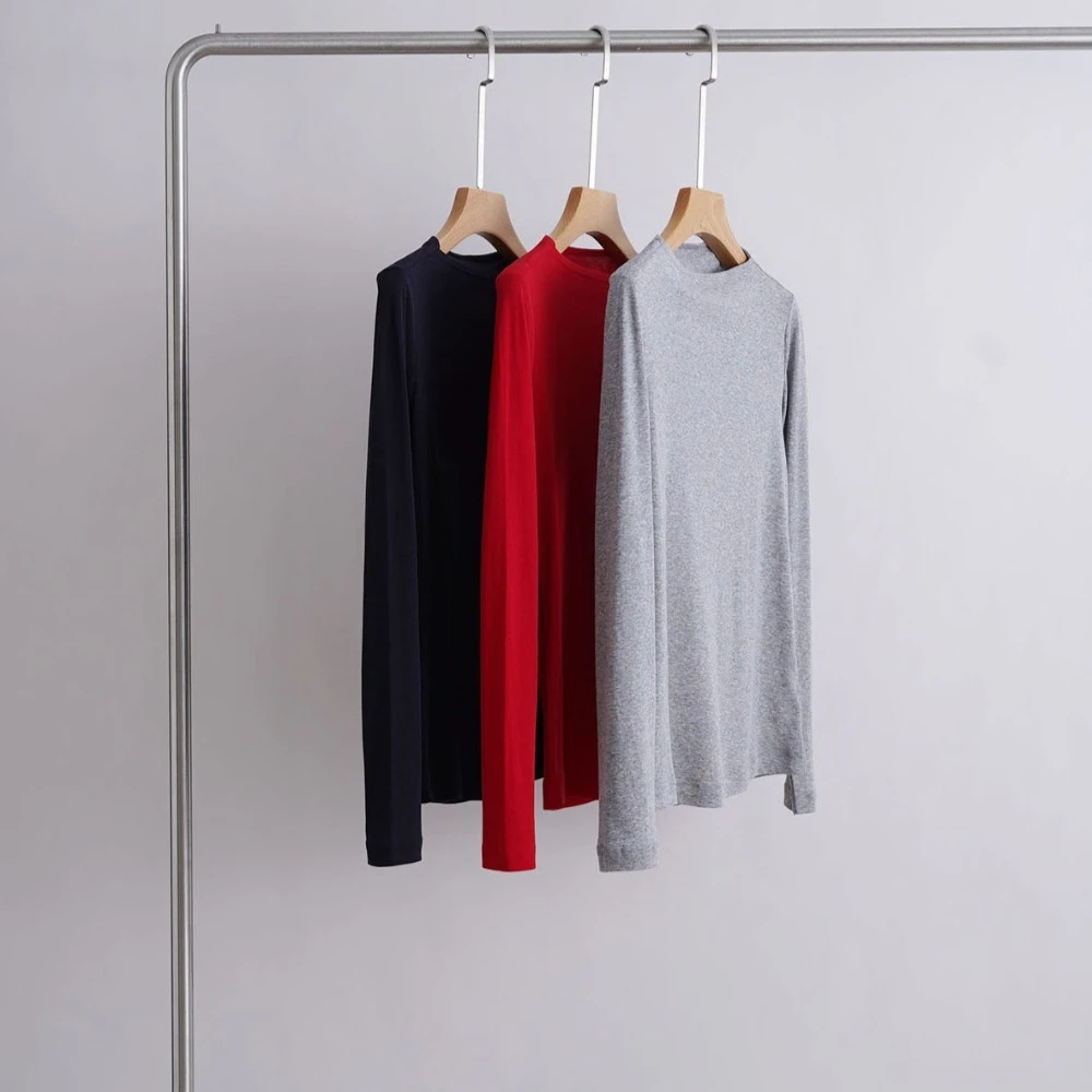 Cool and Comfortable Long-sleeved T-shirt Knitted Tops for Women
Cool and Comfortable Long-sleeved T-shirt Knitted Tops for Women