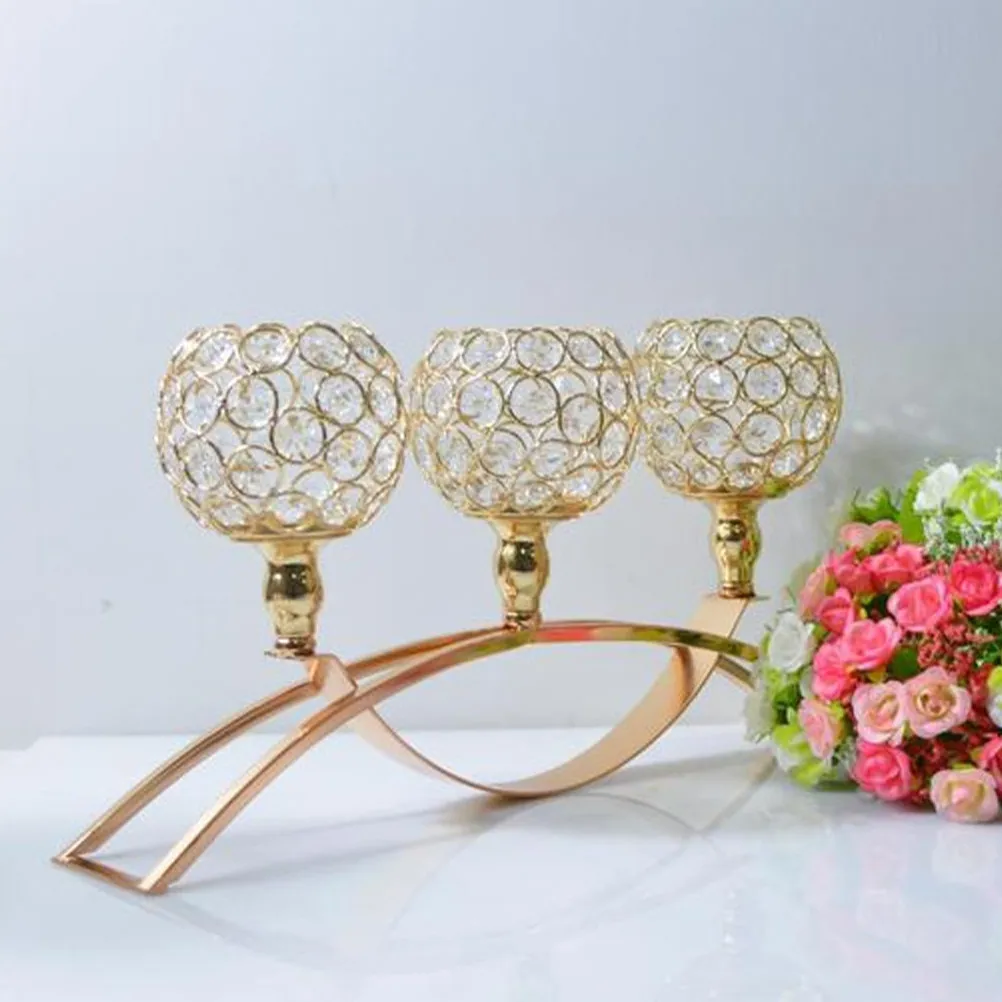 3-Arm Crystal Holder Premium Metal Arch Design Decorative Stand Table Centerpiece Romantic Home Decor
3-Arm Crystal Holder Premium Metal Arch Design Decorative Stand Table Centerpiece Romantic Home Decor