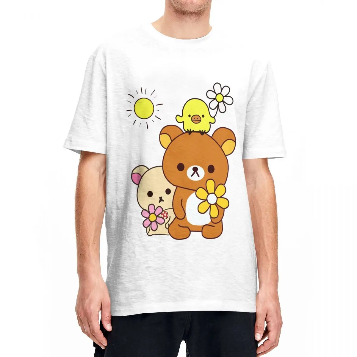 Men Women Joy Rilakkuma Kawaii T Shirt Cotton Clothes Vintage Short Sleeve Crewneck Tees Adult T-Shirts
Men Women Joy Rilakkuma Kawaii T Shirt Cotton Clothes Vintage Short Sleeve Crewneck Tees Adult T-Shirts