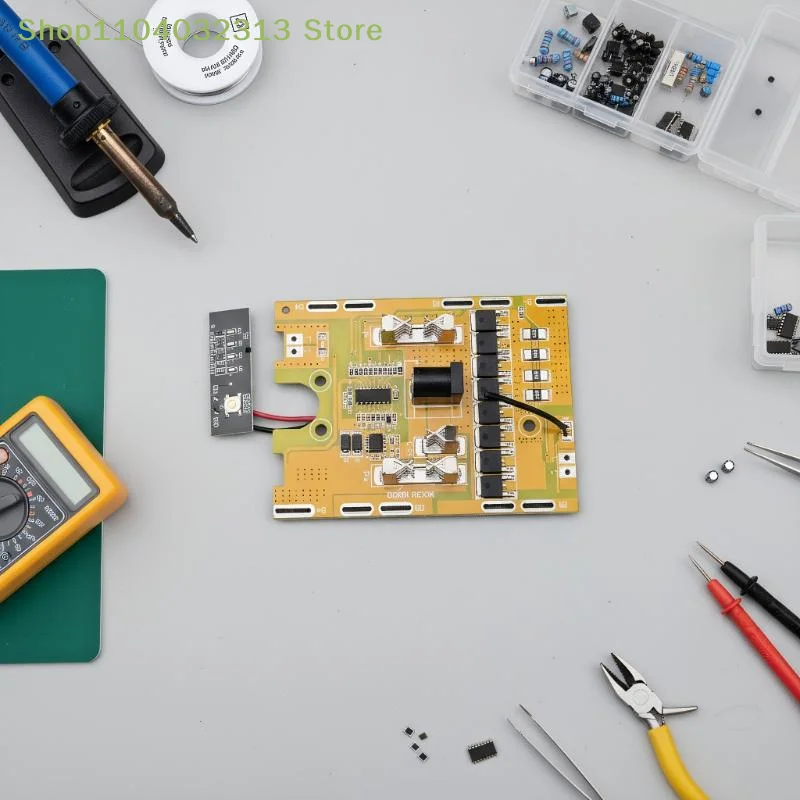 petite1Pcs DIY Accessories 21V 8MOS Balance Protection Board For 18650 Angle Grinder Chainsaw Electric Wrench Protection Board
petite1Pcs DIY Accessories 21V 8MOS Balance Protection Board For 18650 Angle Grinder Chainsaw Electric Wrench Protection Board