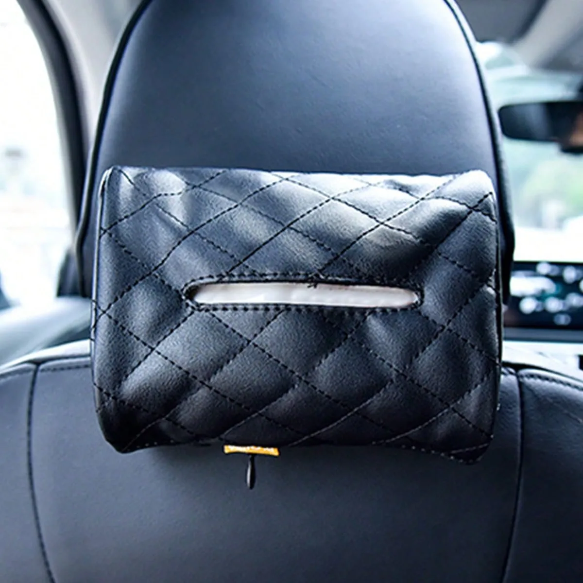 Car Leather Mounted Tissue Box Car Seat Backrest Sunshade Suspension Tissue Bag Multifunctional Tissue Box Interior Decoration
Car Leather Mounted Tissue Box Car Seat Backrest Sunshade Suspension Tissue Bag Multifunctional Tissue Box Interior Decoration
