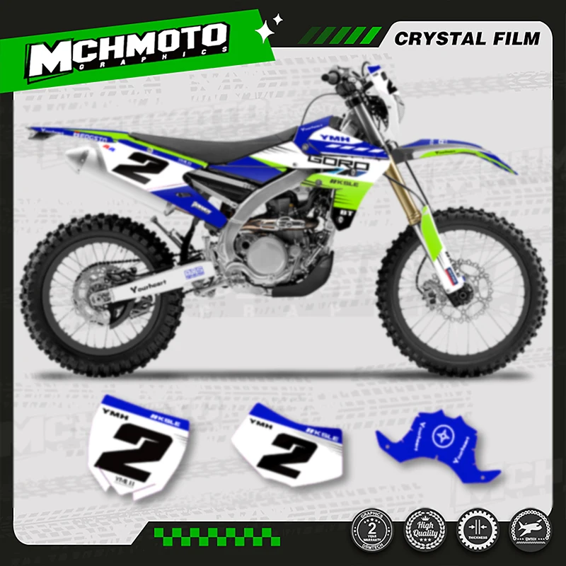 MCHMFG Motorcycle Graphics Decal Stickers Kits For YAMAHA YZF450X 2015 2016 2017 2018 WRF450 2016 2017 2018 Number Name Custom 
MCHMFG Motorcycle Graphics Decal Stickers Kits For YAMAHA YZF450X 2015 2016 2017 2018 WRF450 2016 2017 2018 Number Name Custom