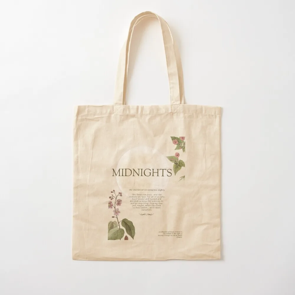 MIDNIGHTS великолепный винтажный дизайнерский постер с цветочным принтом - TS10 Tote Bag сумка-тоут сумка-шоппер женская холщовая сумка Canvas Tote
MIDNIGHTS великолепный винтажный дизайнерский постер с цветочным принтом - TS10 Tote Bag сумка-тоут сумка-шоппер женская холщовая сумка Canvas Tote