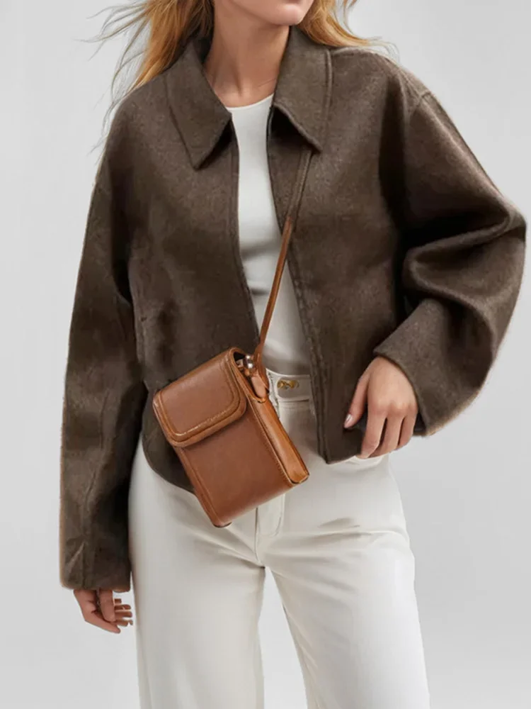 2024 New Autumn Winter Vintage Coats for Women Fashion Casual Streetwear Jackets Solid Loose Long Sleeve Pockets Zippers Jackets
2024 New Autumn Winter Vintage Coats for Women Fashion Casual Streetwear Jackets Solid Loose Long Sleeve Pockets Zippers Jackets