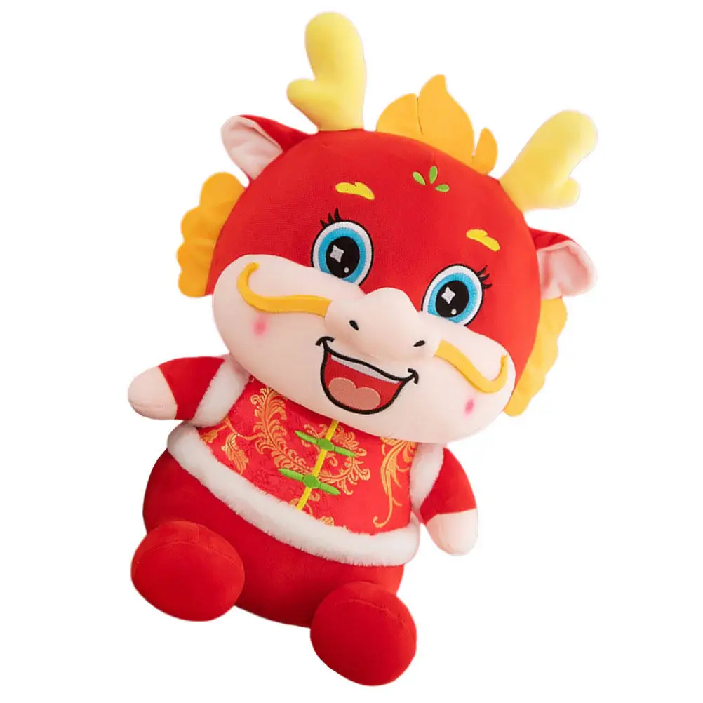 2024 Chinese New Year Stuffed Dragon Mascot for Luck Health Wealth Harvest Festive Home Office Desk Decor Gift for Family
2024 Chinese New Year Stuffed Dragon Mascot for Luck Health Wealth Harvest Festive Home Office Desk Decor Gift for Family