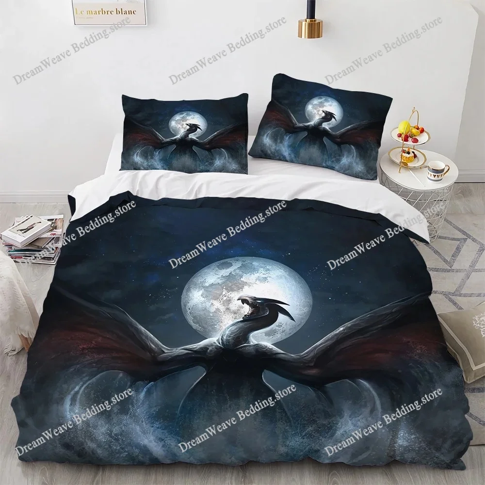 3D Print Duvet Cover Pterosaur Dragon Fantasy Pattern Quilt Covers For Children Single Twin Queen King Bedding Set Home Textile
3D Print Duvet Cover Pterosaur Dragon Fantasy Pattern Quilt Covers For Children Single Twin Queen King Bedding Set Home Textile