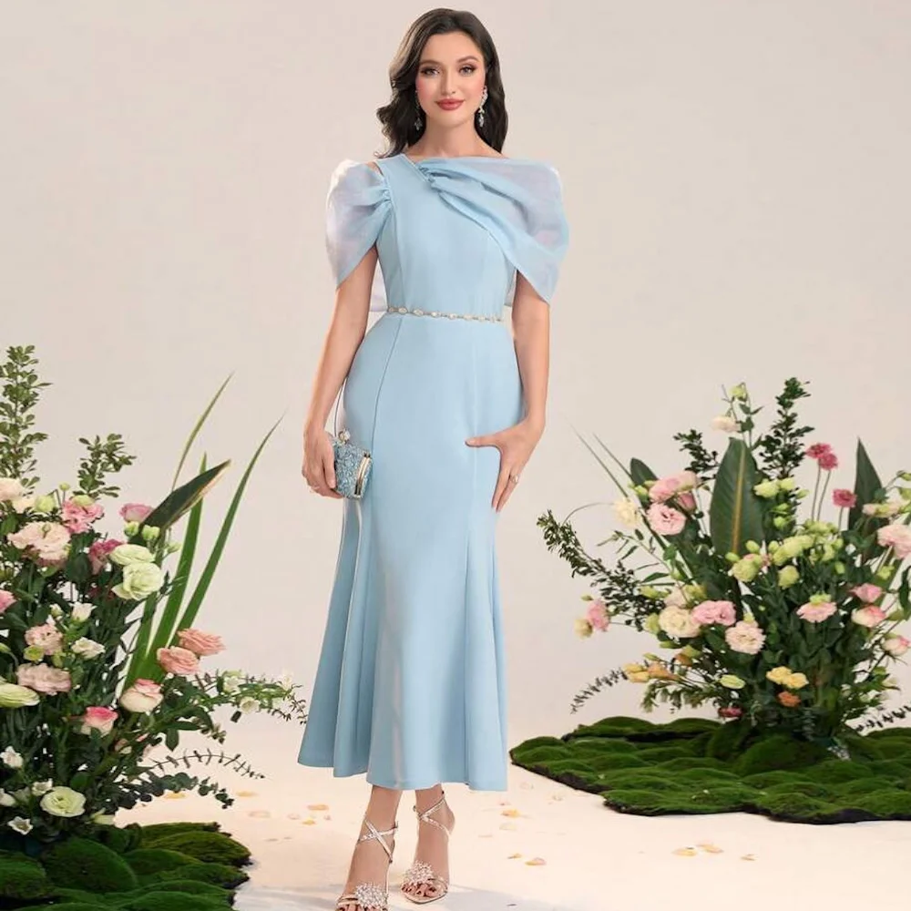 Mignon Satin Mermaid One-shoulder Neckline Prom Gown Tea-length Populer Evening Formal Elegant Party Dress for Women 2023
Mignon Satin Mermaid One-shoulder Neckline Prom Gown Tea-length Populer Evening Formal Elegant Party Dress for Women 2023