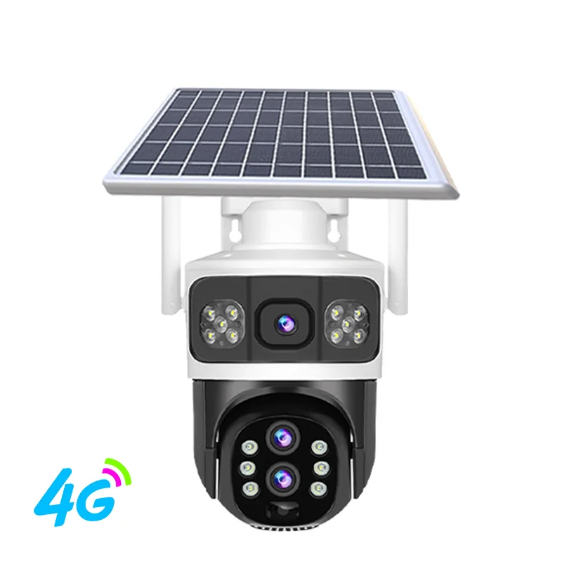 4MP V380pro APP Solar Power Dual Lens 10x Zoom 4G Camera Full Color AI Humanoid Detection Home Security CCTV Monitor
4MP V380pro APP Solar Power Dual Lens 10x Zoom 4G Camera Full Color AI Humanoid Detection Home Security CCTV Monitor