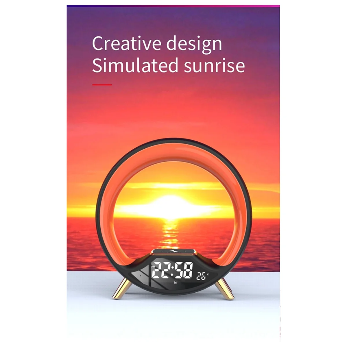 Многофункциональный ночник ABMO 3 в 1, с беспроводной зарядкой, Bluetooth-динамик, умный будильник, атмосферный свет (B), вилка европейского стандарта
Многофункциональный ночник ABMO 3 в 1, с беспроводной зарядкой, Bluetooth-динамик, умный будильник, атмосферный свет (B), вилка европейского стандарта