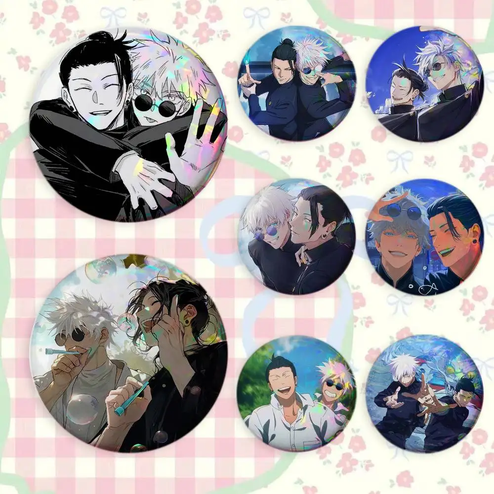 Satoru Gojo And Suguru Geto Brooches Cartoon Badge Pins Backpack Hat Accessories Friend Gift
Satoru Gojo And Suguru Geto Brooches Cartoon Badge Pins Backpack Hat Accessories Friend Gift