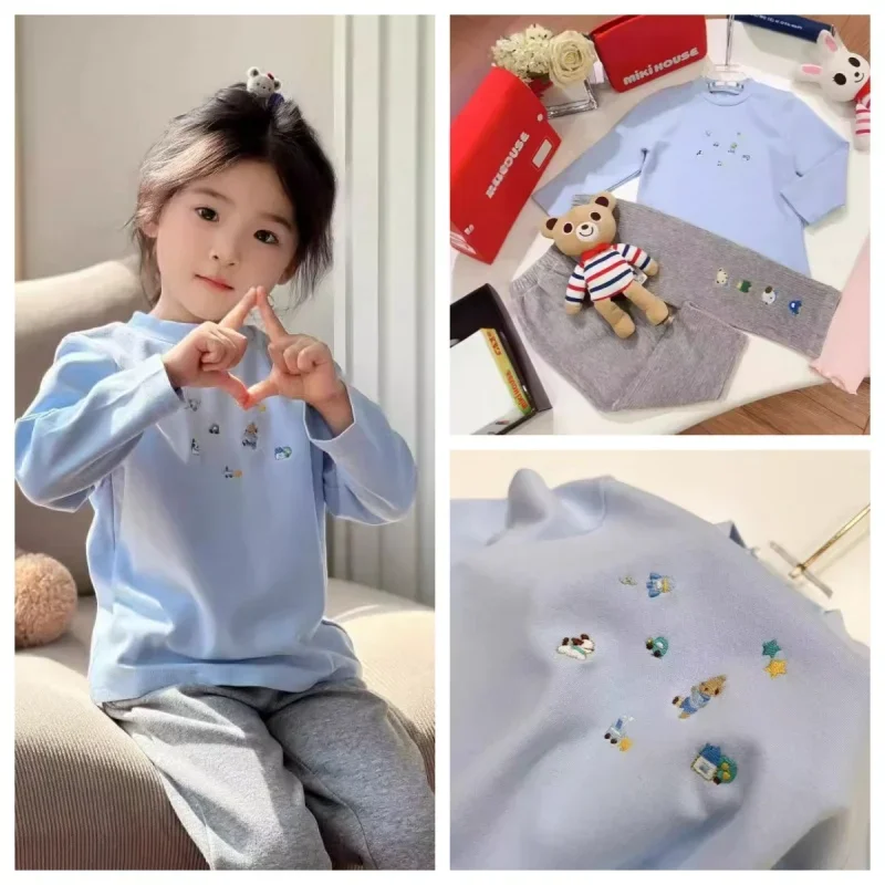 Autumn Japanese Girls Long Sleeved T-shirts Blue Car with Half High Collar Inner Tops Girl T-shirt Korean Girls Clothes
Autumn Japanese Girls Long Sleeved T-shirts Blue Car with Half High Collar Inner Tops Girl T-shirt Korean Girls Clothes