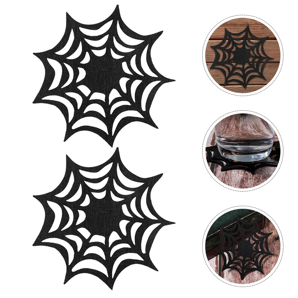 12Pcs Halloween Spider Web Felt Coasters Heat Resistant Drink Cup Pads for Home Office Cafe Table Decoration 
12Pcs Halloween Spider Web Felt Coasters Heat Resistant Drink Cup Pads for Home Office Cafe Table Decoration