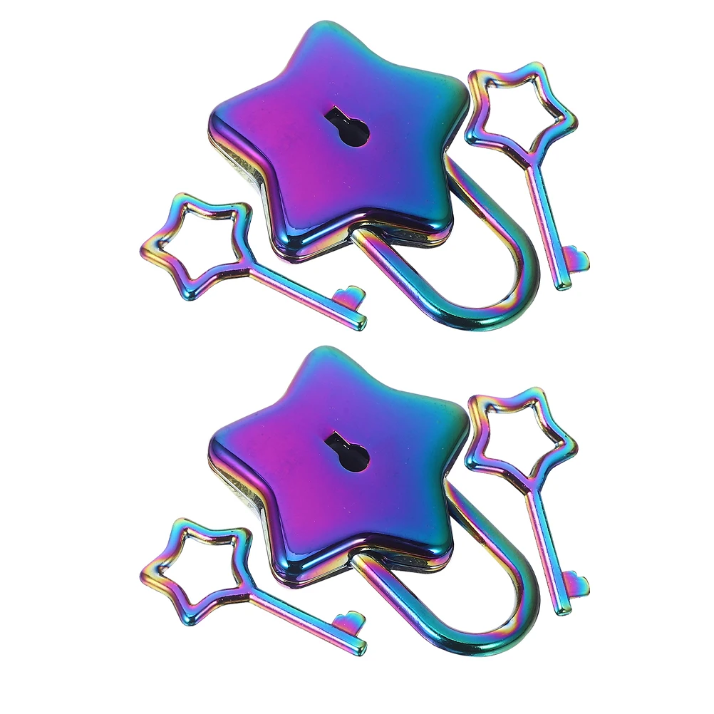 2pcs Star Shape Padlock for Diary Notebook Tiny Metal Locks Suitable School Students Sturdy Secure Versatile Use Easy Operate
2pcs Star Shape Padlock for Diary Notebook Tiny Metal Locks Suitable School Students Sturdy Secure Versatile Use Easy Operate