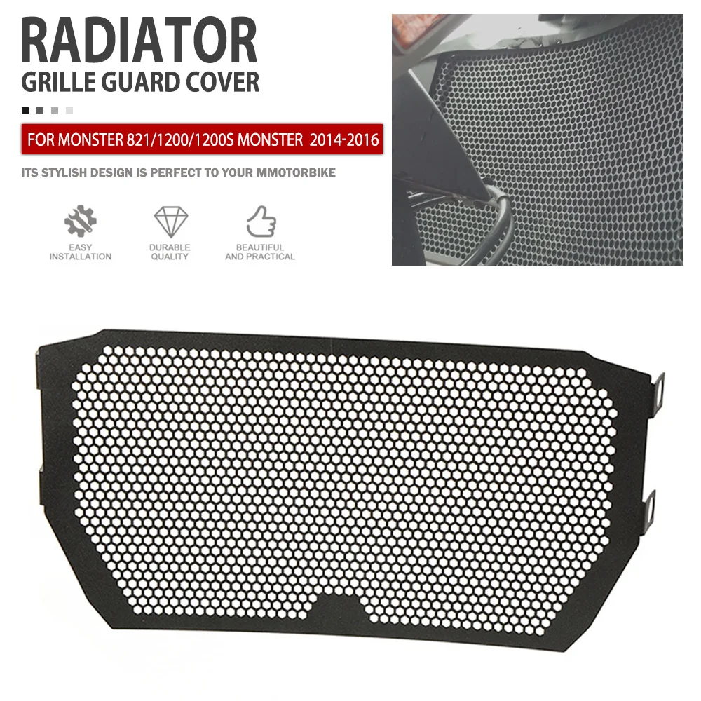 Radiator Guard For DUCATI MONSTER 821/1200/1200S MONSTER 2014 2015 2016 Motorcycle Radiator Grille Cover Protector Accessories
Radiator Guard For DUCATI MONSTER 821/1200/1200S MONSTER 2014 2015 2016 Motorcycle Radiator Grille Cover Protector Accessories
