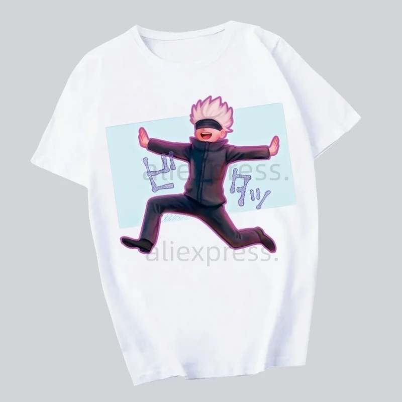 Манга японского аниме Gojo Satoru футболка мужская унисекс аниме мультяшный дизайн мужская футболка Homme летние топы с коротким рукавом винтажные
Манга японского аниме Gojo Satoru футболка мужская унисекс аниме мультяшный дизайн мужская футболка Homme летние топы с коротким рукавом винтажные