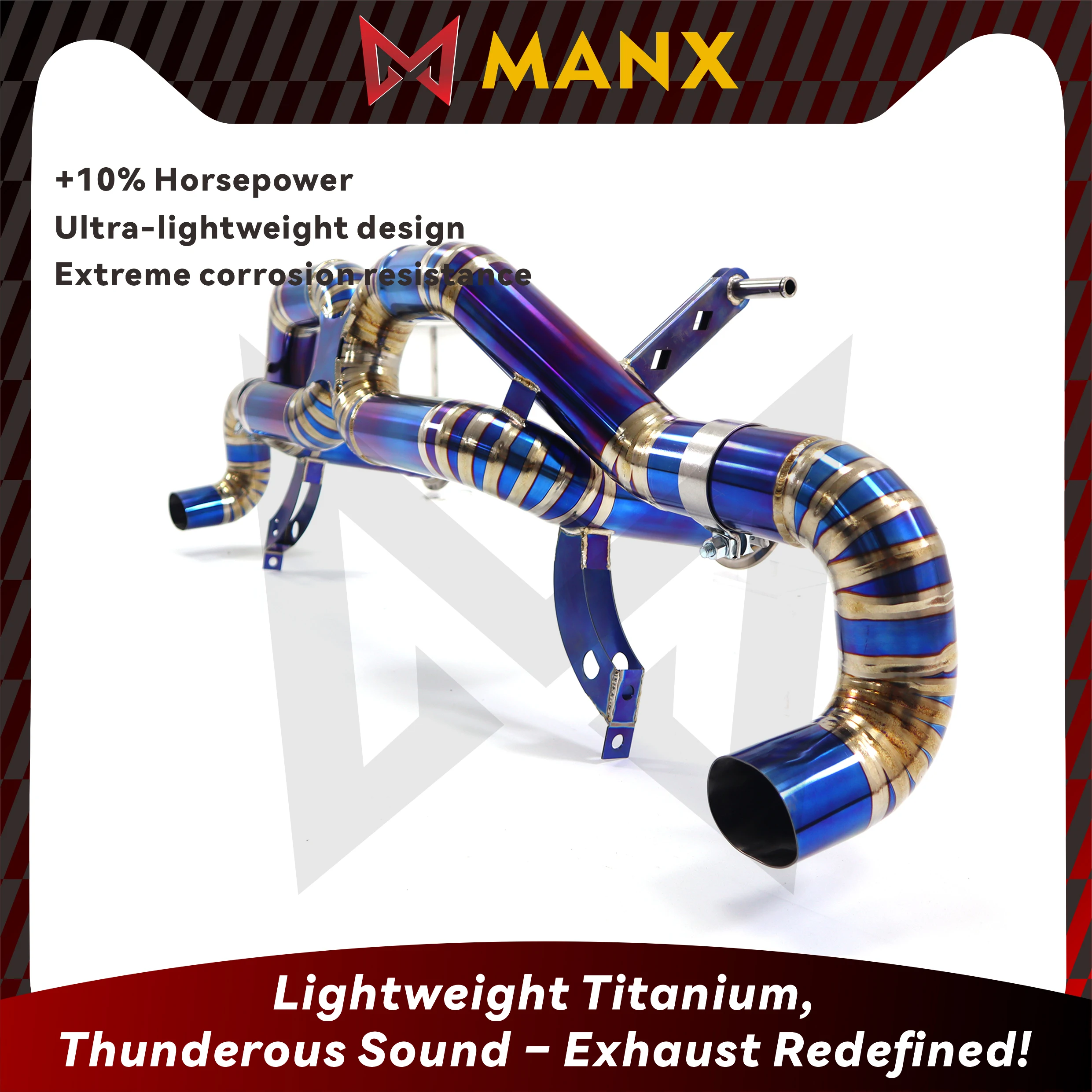 Lightweight MANX Titanium Exhaust For Lamborghini Gallardo lp550 lp560 lp570 Catback Deep Sport Sound +10% Horsepower Easy
Lightweight MANX Titanium Exhaust For Lamborghini Gallardo lp550 lp560 lp570 Catback Deep Sport Sound +10% Horsepower Easy