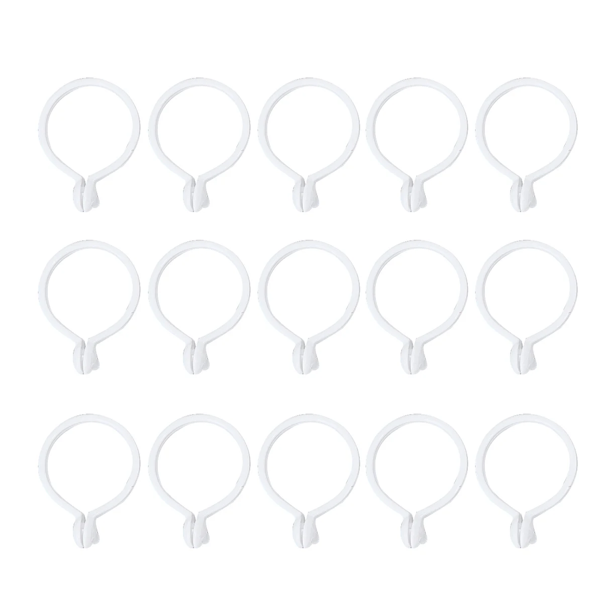 150pcs Curtain Rings ABS Material Large Drapery Holder Smooth Sliding White Color Fits All Curtains Long
150pcs Curtain Rings ABS Material Large Drapery Holder Smooth Sliding White Color Fits All Curtains Long